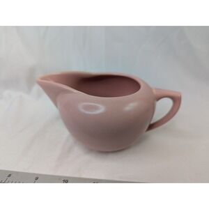Bauer Los Angeles Ceramic Matte Pink Creamer